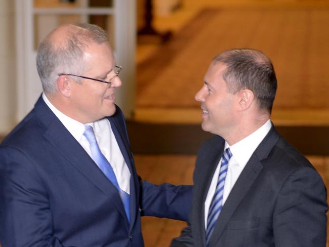 This new Cabinet suggests Morrison knows he must indeed move the party back to its base, a move made easier by the resignation of Foreign Minister Julie Bishop on Sunday. Picture: Getty Images.