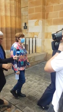 Raeline Polymiadis leaves court