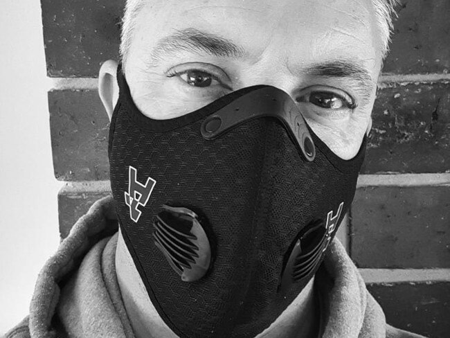 Frankston South dad has made a plea for the return of his face mask and items stolen from his Range Rover overnight. Picture: Facebook