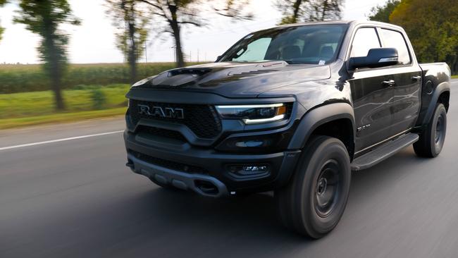 A Dodge Ram ute. The large American utes have become increasingly popular in Australia. File image. Picture: y_carfan