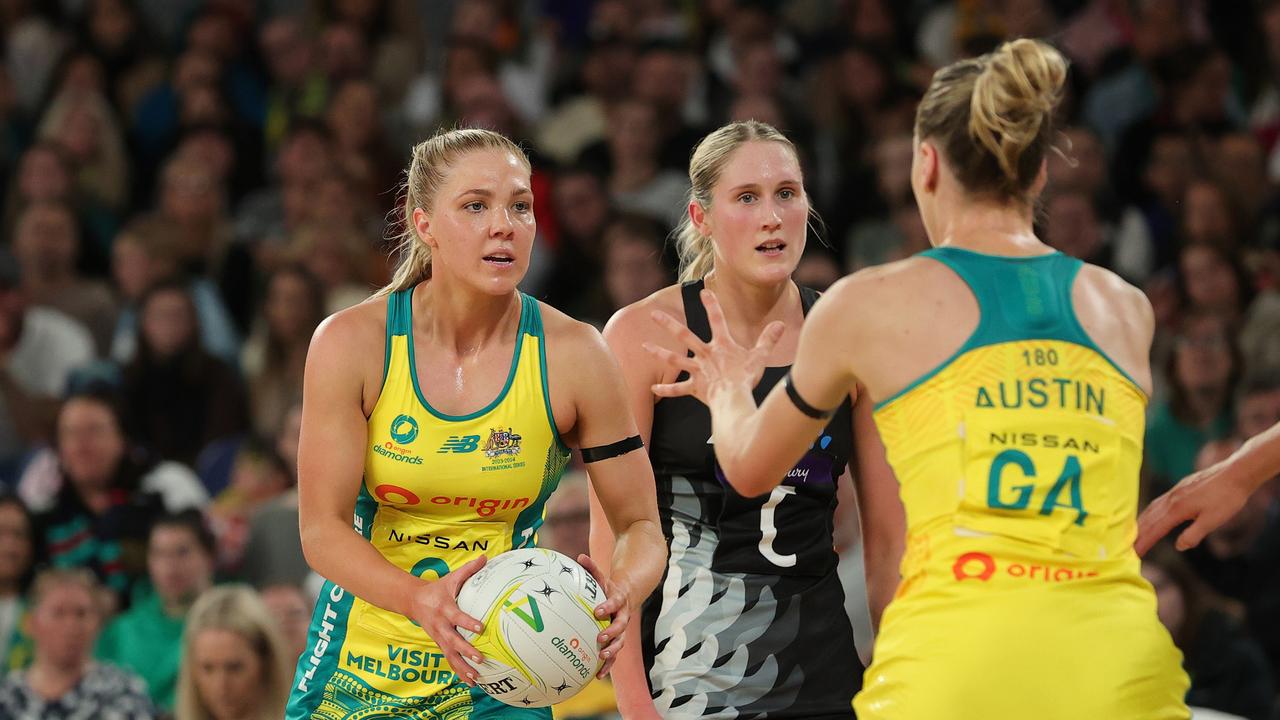 Kate Moloney was a standout against New Zealand. Picture: Kelly Defina