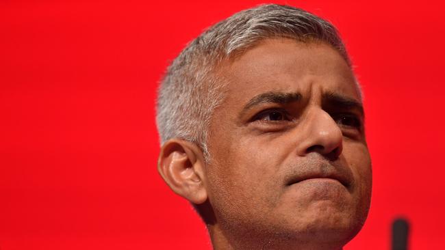 The Mayor of London Sadiq Khan. (Photo by Ben Stansall/AFP)