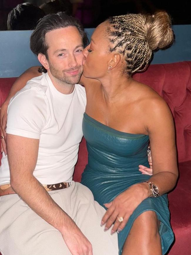 Mel B with her fiancee, Rory McPhee.