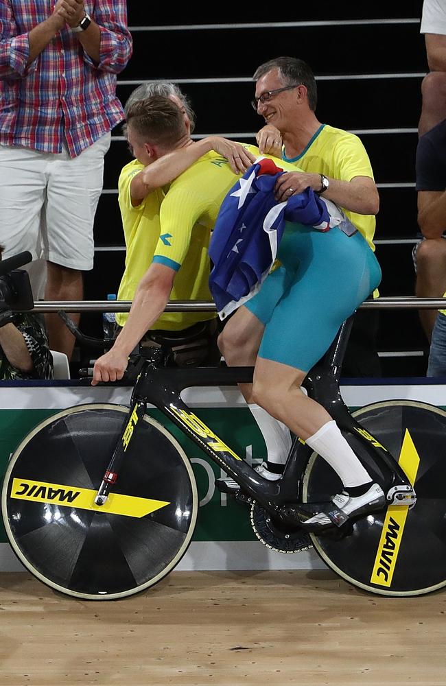 Glaetzer’s winning time of 59.3 seconds was a new Games record. Picture: Robert Cianflone/Getty Images