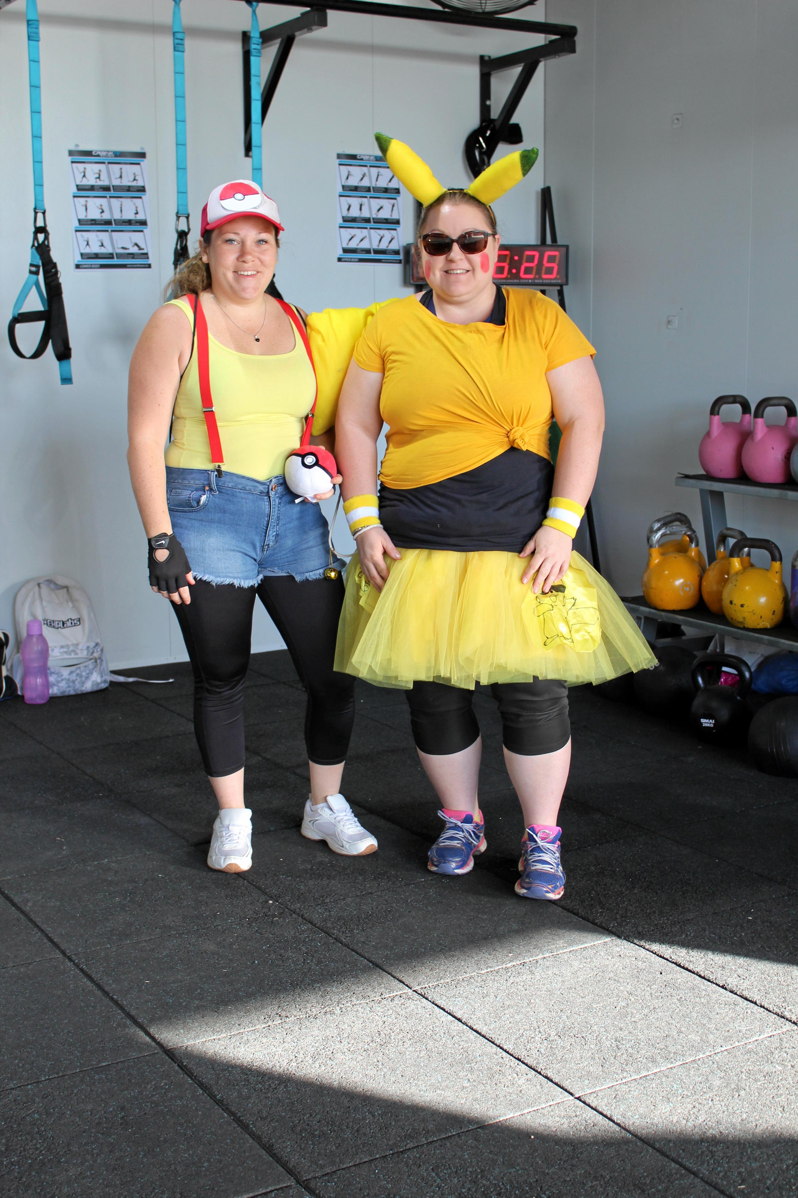 Narelle Deem and Ellen Greaves - Physical Fix scavenger hunt. Picture: Shannon Hardy