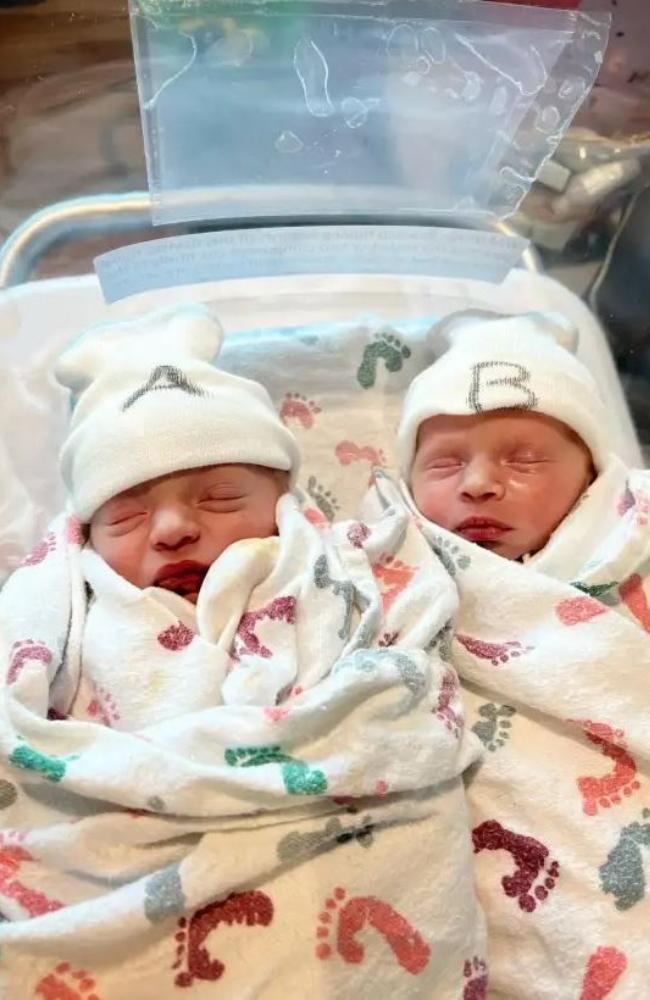 The twins will celebrate their birthdays on different days for the rest of their life, says mum Kali and dad Cliff. Picture: Facebook