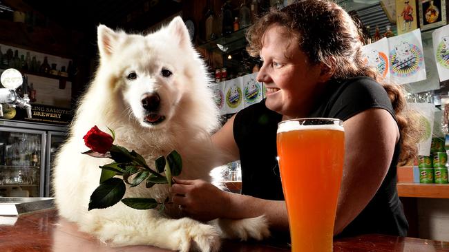 The Smiling Samoyed brewery at Myponga is part of South Australia’s burgeoning craft beer culture. Picture: Campbell Brodie.