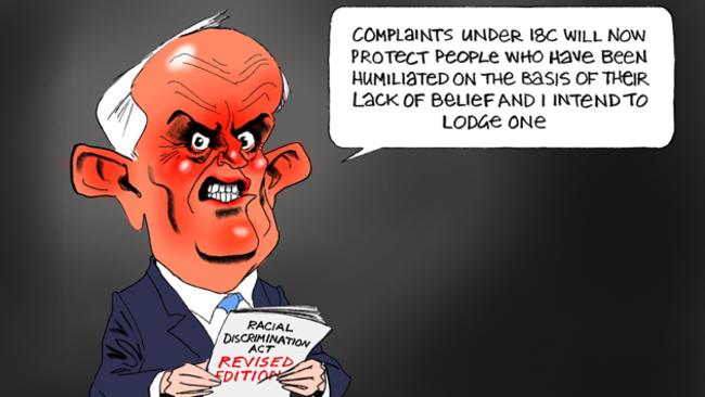 Leak’s own cartoons brought him into conflict with 18C