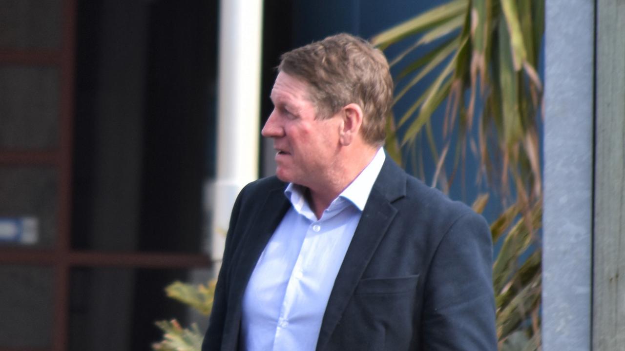 Matthew Guy Peters leaving the Toowoomba Magistrates Court after submitting a successful application to remove his driver's licence suspension. Picture: News regional media