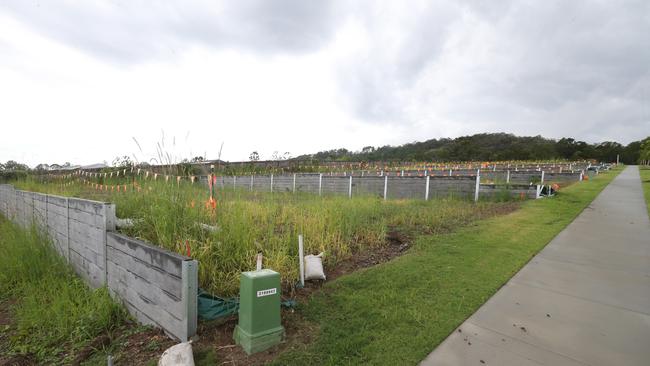 Sites at the Hillview Estate in Maudsland. Picture: Richard Gosling.