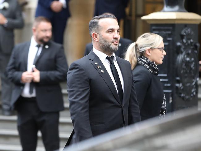 Danny Abdallah in London for the Queen’s funeral. Picture: Ella Pellegrini