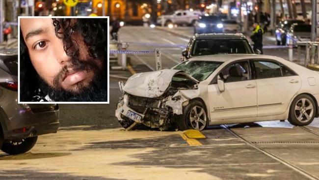 Zain Khan, 26, is charged with murder and atempted murder after Melbourne CBD alleged car rampage.