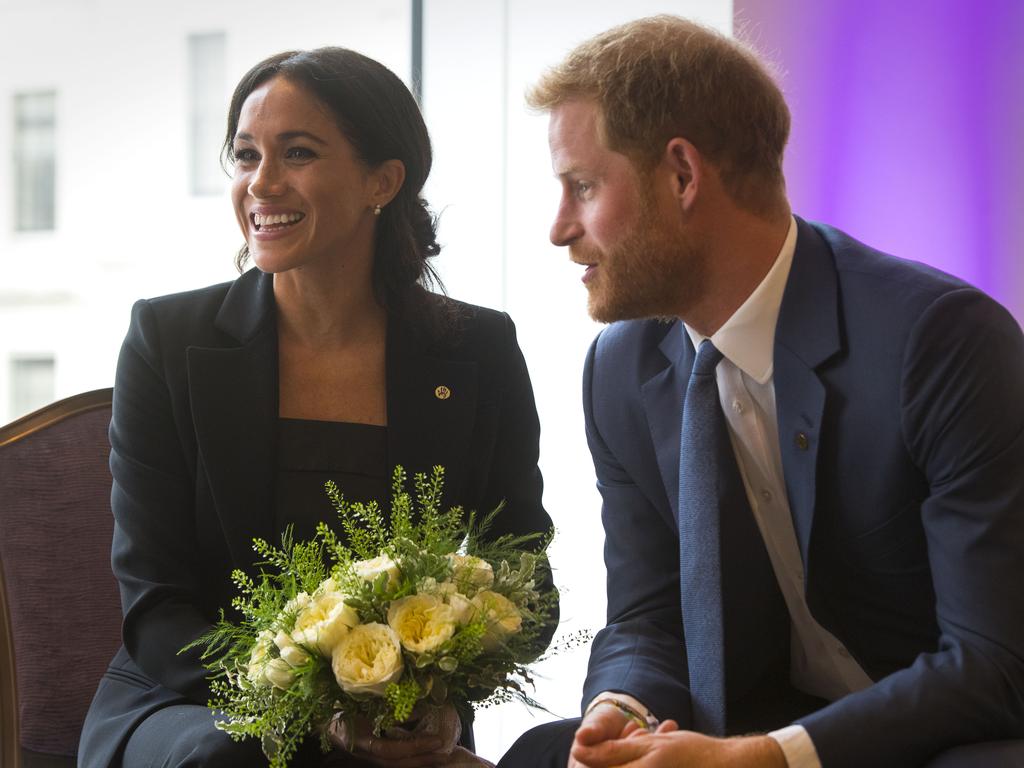 Prince Harry, Duke of Sussex and Meghan, Duchess of Sussex attend the WellChild awards at Royal Lancaster Hotel in London, England. Picture: Getty