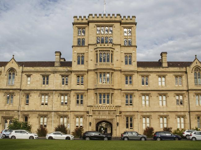 MELBOURNE, AUSTRALIA - NewsWire Photos MAY 07, 2021:  Queen's College, part of The University of Melbourne, is seen in Melbourne, Victoria. Picture: NCA NewsWire / Daniel Pockett