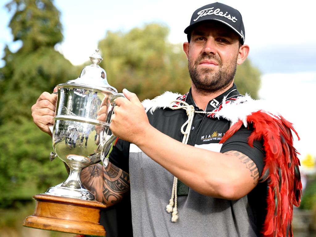 Ryan Peake wins the 2025 New Zealand Open. Picture: Hannah Peters/Getty Images