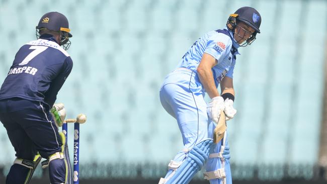 Hayden Kerr in his debut for NSW.