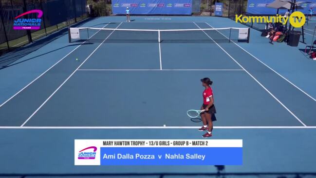 Replay: Ami Della Pozza (NSW) v Nalah Salley (SA) - Australian Junior Teams Championships U13