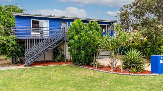 This three-bedroom house at 34 Brookes Cres, Woorim, is for sale for $529,000.