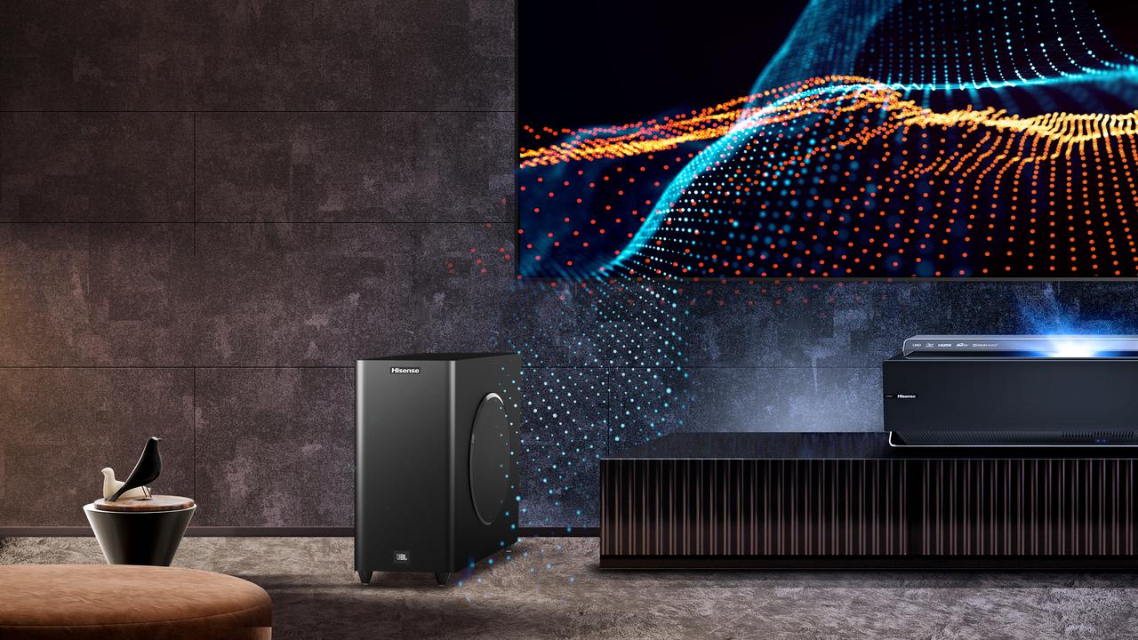 A 100-inch screen is nothing without the sound to match.