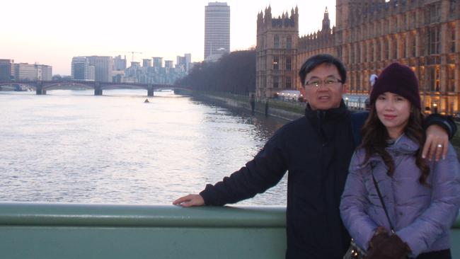 Jennifer Chong and husband Chong Ling Tan who was on board MH370. Picture: Supplied