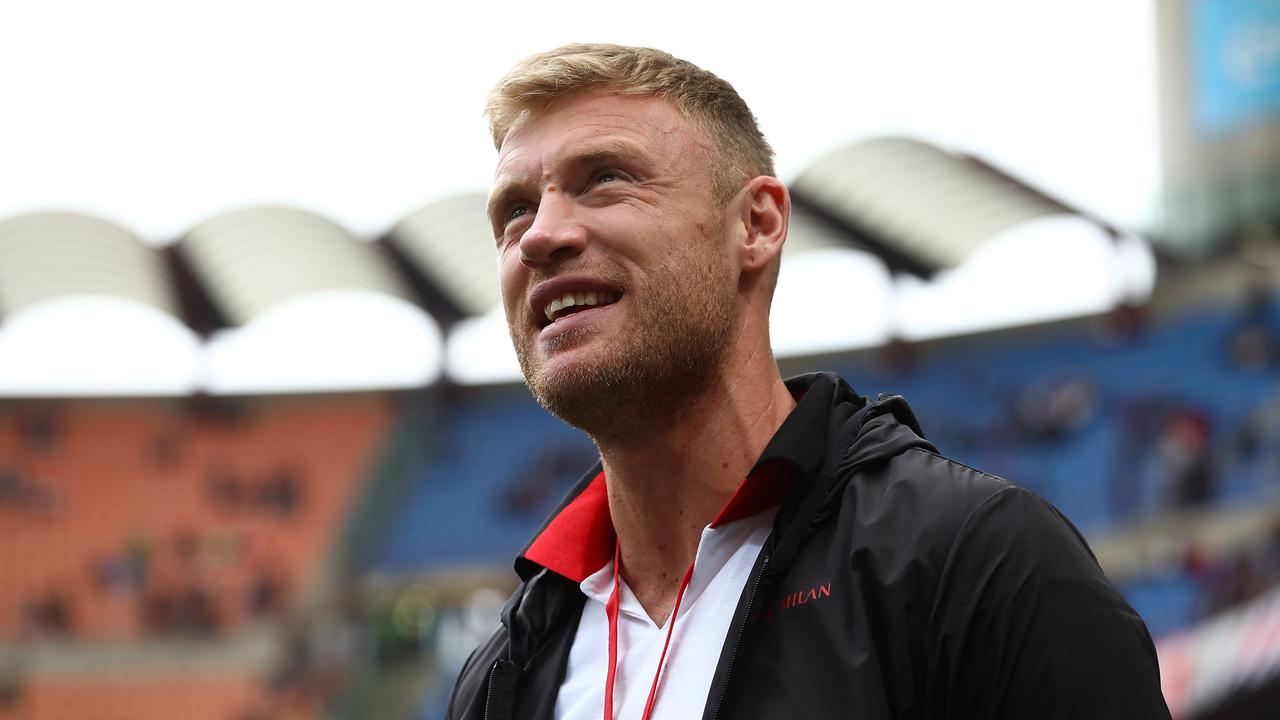 Andrew Flintoff has revealed he believes Earth is not round.