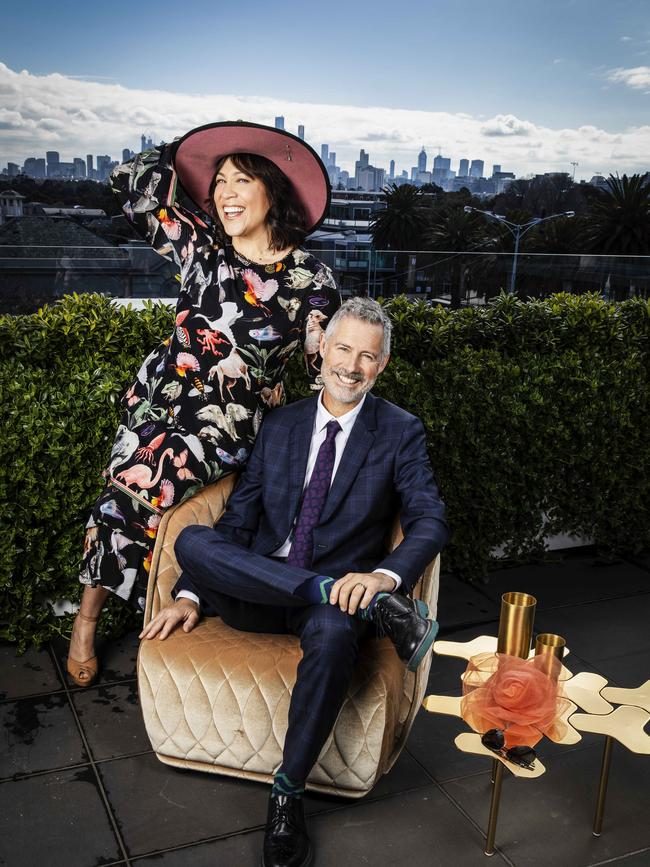 Kate Ceberano and Lee Rogers at the Thomas. Picture: Nicole Cleary