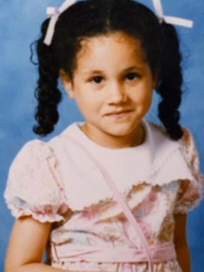 A young Meghan Markle. Picture: Thomas Markle: My Story