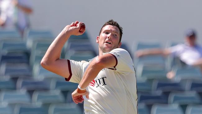 Luke Feldman of Queensland. (AAP Image/Richard Wainwright)