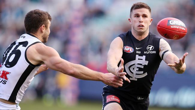 Blues coach Brendon Bolton says Marc Murphy has plenty to offer as captain. Picture: Michael Klein