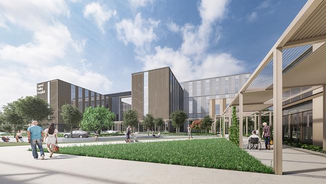 An artist’s impression of the new Tweed Valley Hospital.