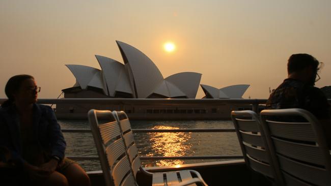 Travellers will still be able to get views of the Sydney Opera House and Harbour Bridge on the new ferries. Picture: Steven Saphore