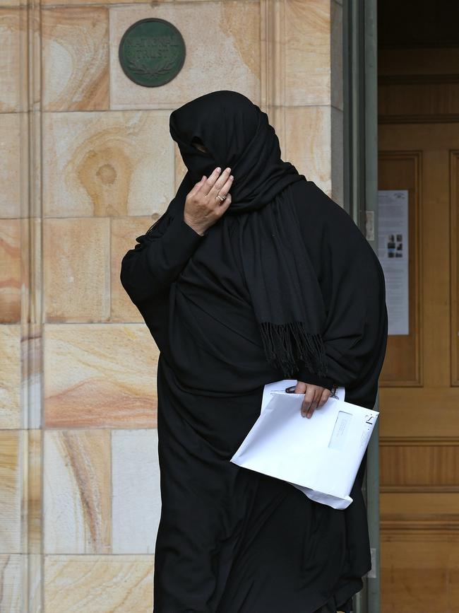 The victim’s mother outside the Adelaide Magistrates Court during an earlier appearance. Picture: NCA NewsWire