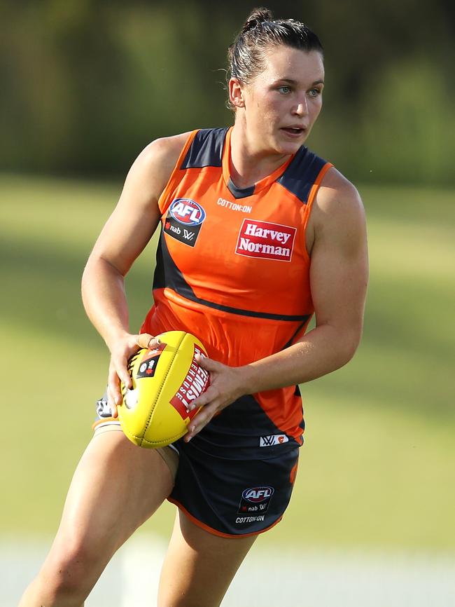 Alyce Parker of the Giants. Picture: Mark Kolbe/Getty Images