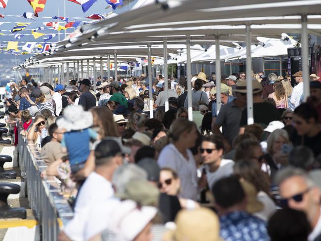 Large crowds packed the Taste of Tasmania on the weekend. Picture: LUKE BOWDEN