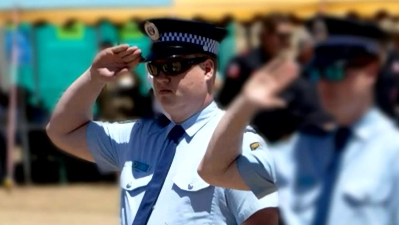 Sen. Constable Kristian White’s charges carry a maximum of 10 years in prison. Picture: Nine News