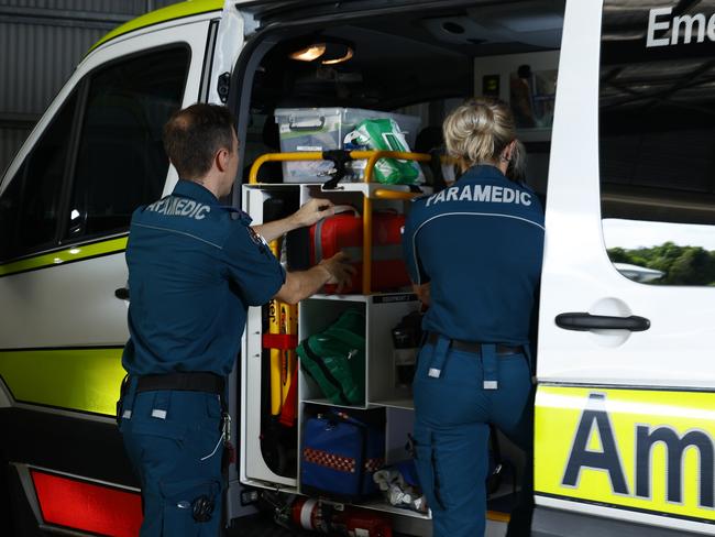 General, generic file photo of Queensland Ambulance Service advanced care paramedics responding to a medical emergency in Cairns. Picture: Brendan Radke