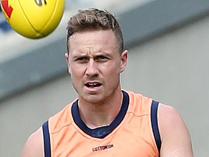 Geelong Cats Mitch Duncan at training. Picture: Alison Wynd