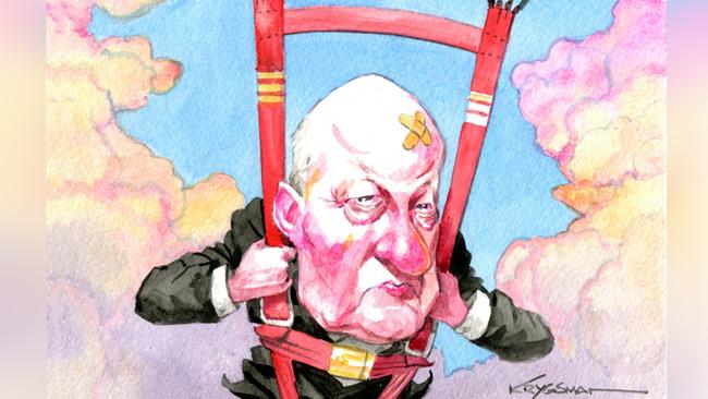 Qantas chairman Richard Goyder. Illustration: Sturt Krygsman