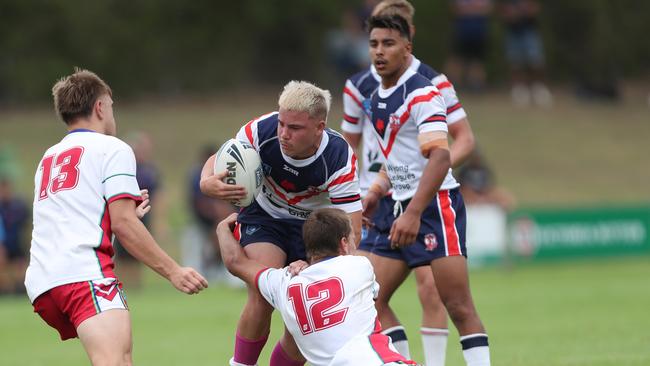 The Central Coast Roosters vs Monaro Colts in round one of the Laurie Daley Cup. Picture: Sue Graham