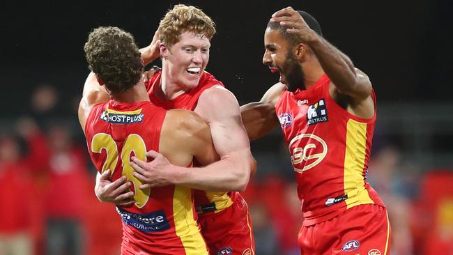 Two of three Fox Footy experts believe Gold Coast’s Matthew Rowell is the best first-year player since Nathan Buckley in 1993. Picture: Getty Images