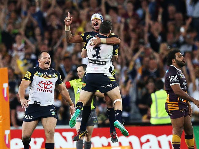 Cowboys Win 2015 Nrl Premiership With Kyle Feldt Try Herald Sun