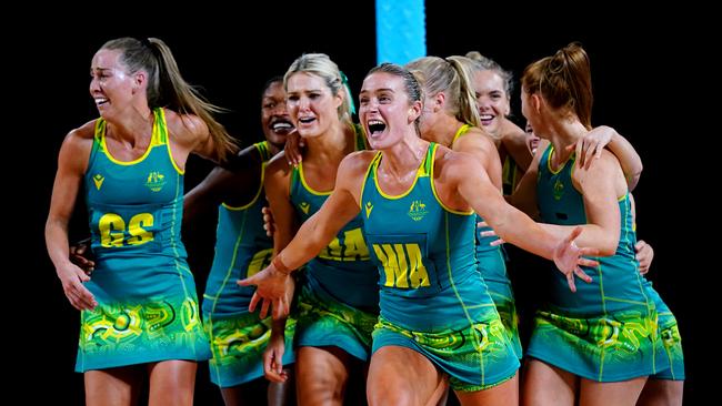Australia’s netballers chose to inject politics into their sport and sponsorship arrangements. Picture: Mike Egerton/PA Wire