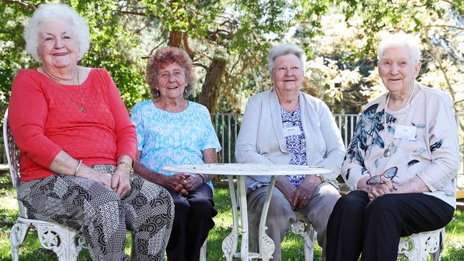 L-R is Pat Long, Mavis Melville, Noreen Stevens and May Deloraine, who stay at Legacy House.