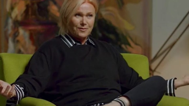 Deborra-Lee Furness sits down for an interview on Anh Do’s Brush With Fame in 2020. Picture: ABC