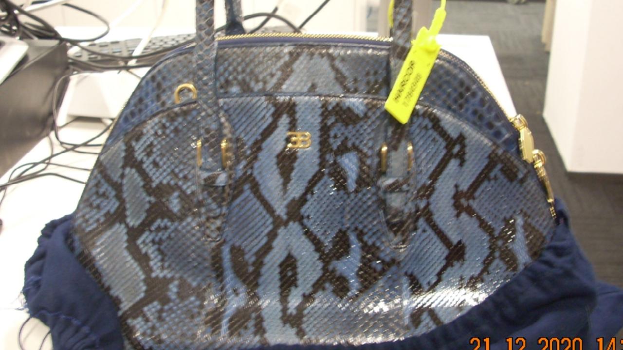 One of Melissa Caddick’s many designer handbags.