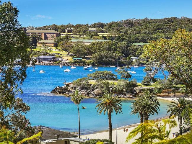 The home is only a short stroll from Balmoral Beach.