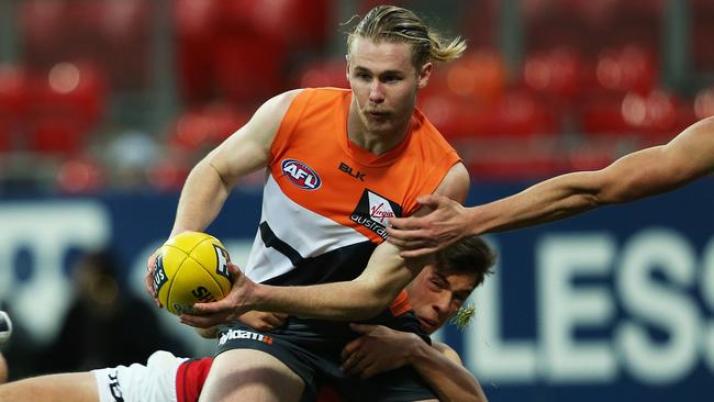 Fremantle hopes to pry Cam McCarthy out of GWS. Picture: Phil Hillyard