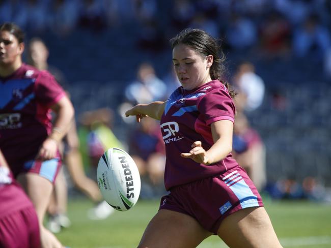 NRL Schoolgirls Cup NSW Grand FinalHills Sports High v Central Coast Sports College.Wednesday, August 28 Campbelltown StadiumPicture: Warren Gannon Photography