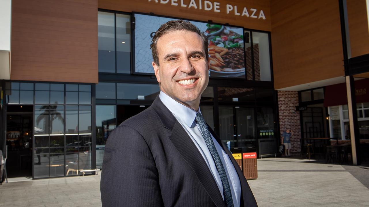 Shaun Bonett at the Port Adelaide Plaza shopping Centre which his company has recently redeveloped.