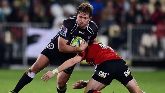 Sharks fly half Frans Steyn set up a wonderful try in Christchurch last weekend.